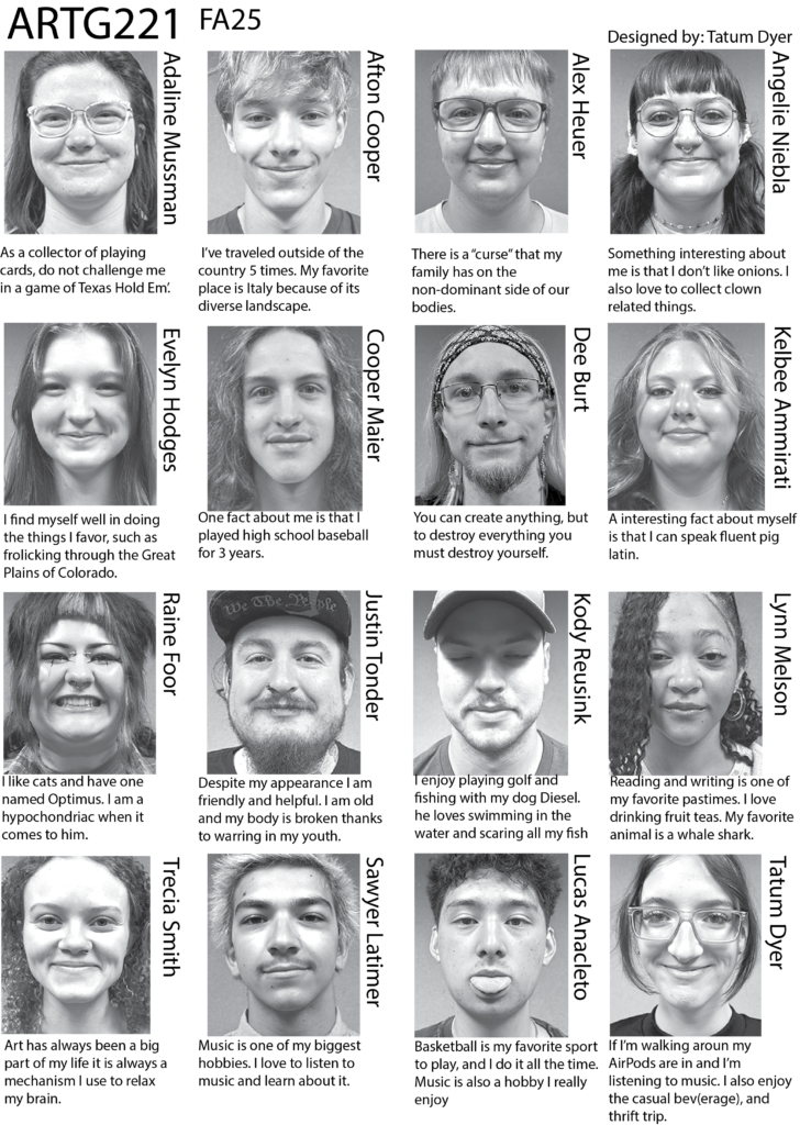 first edition of the roster project